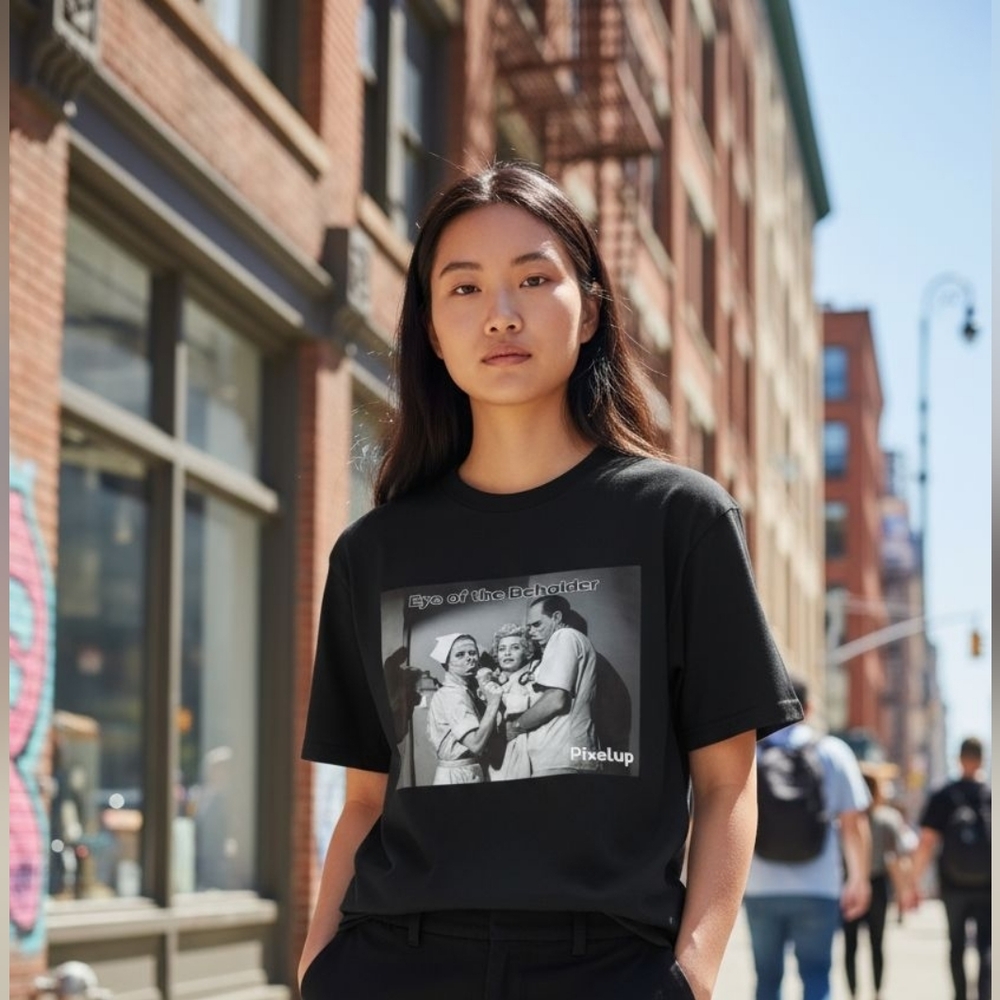 Twilight Zone " Eye Of The Beholder" Custom Tee Shirt